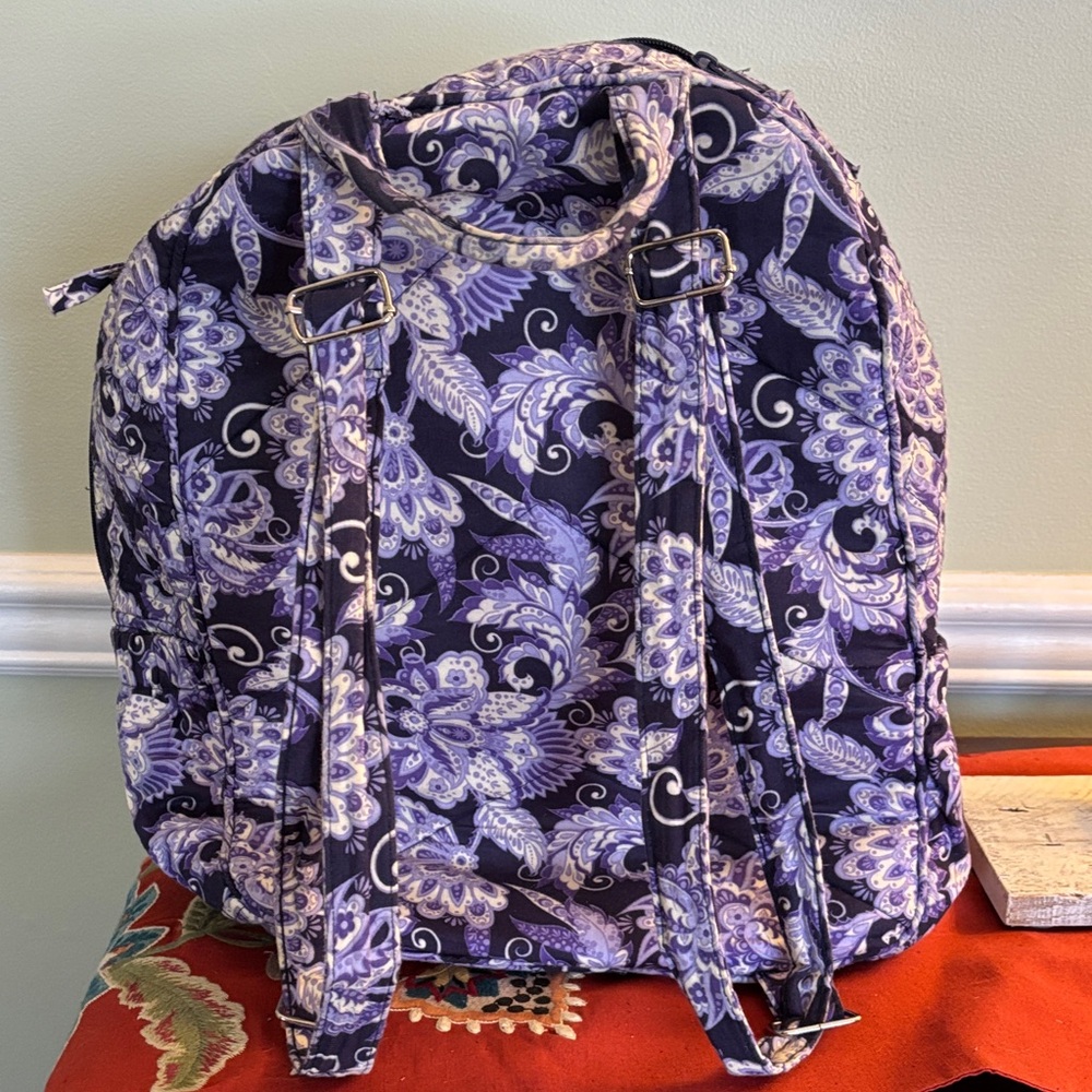 💜 Purple Patterned Backpack - Picture 2 of 7